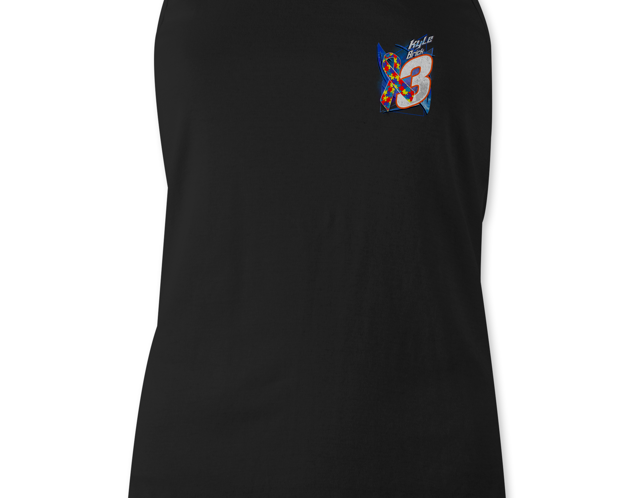 Kyle Brick Tank Tops Black Acid Apparel