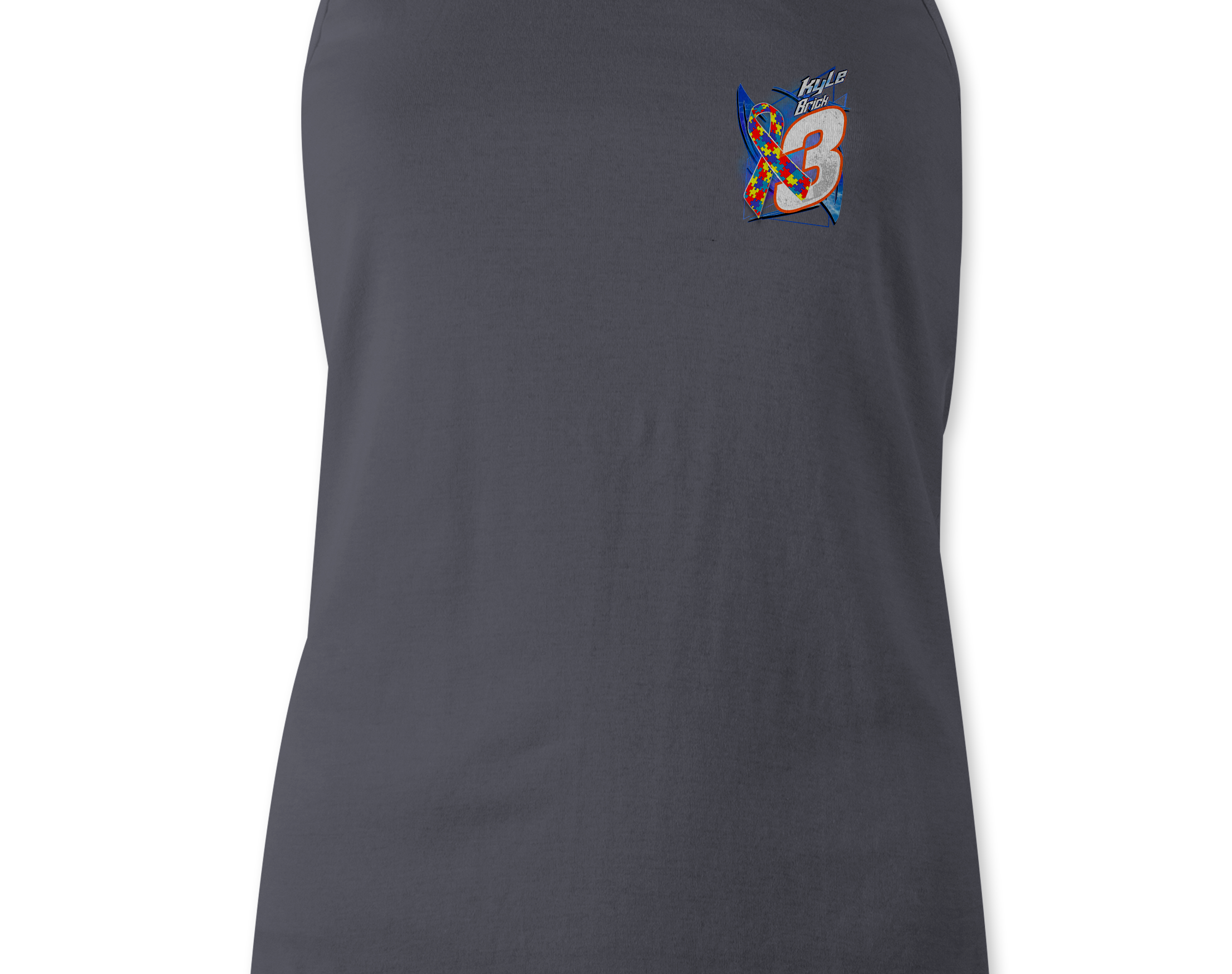 Kyle Brick Tank Tops Black Acid Apparel