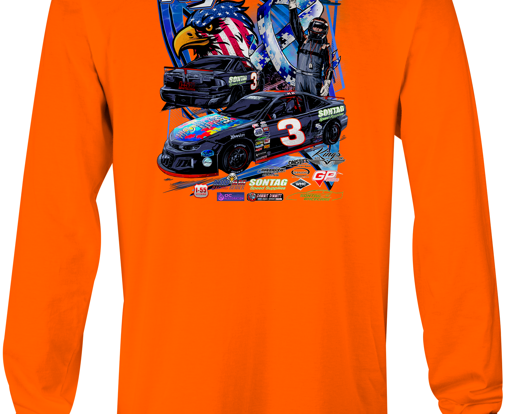 Kyle Brick Long Sleeves Black Acid Apparel