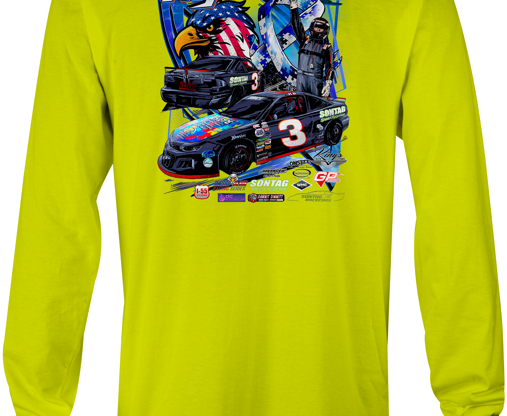 Kyle Brick Long Sleeves Black Acid Apparel