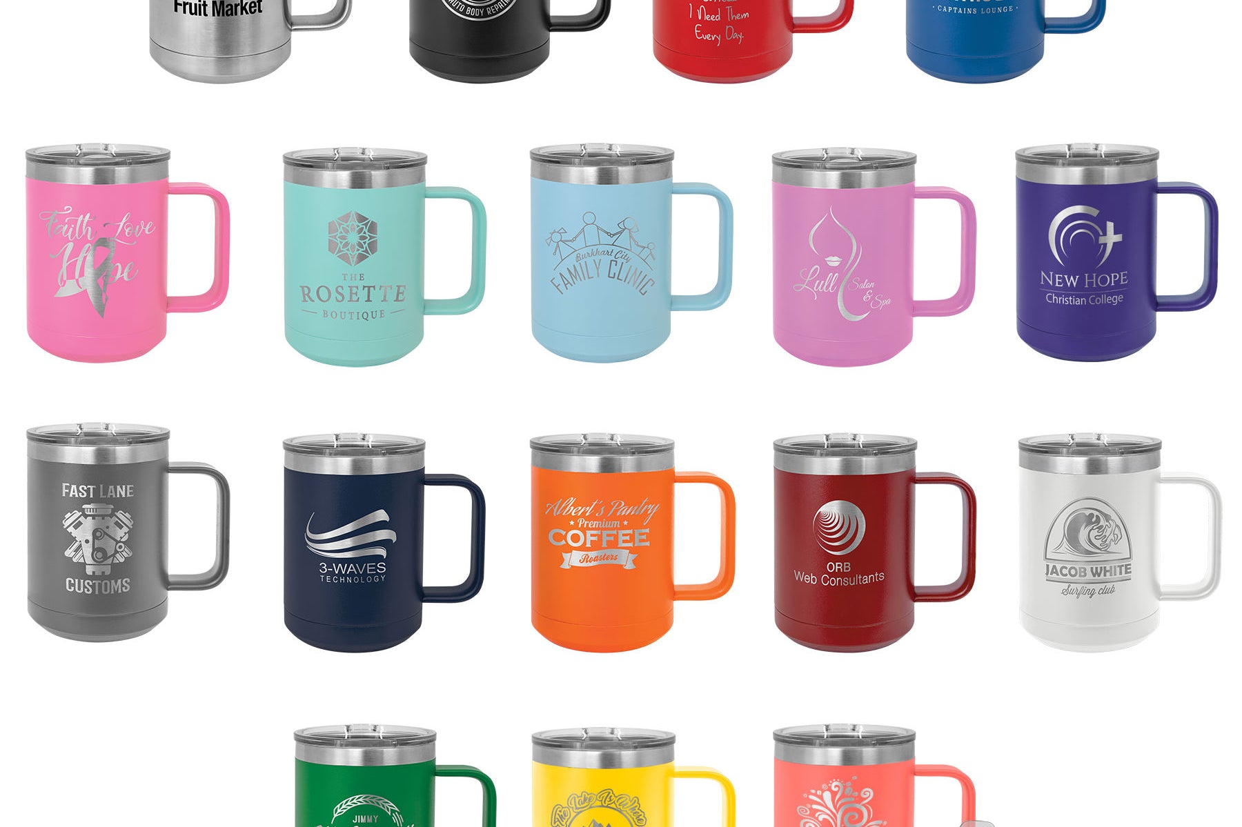 Polar Camel Mugs - L Series Black Acid Apparel