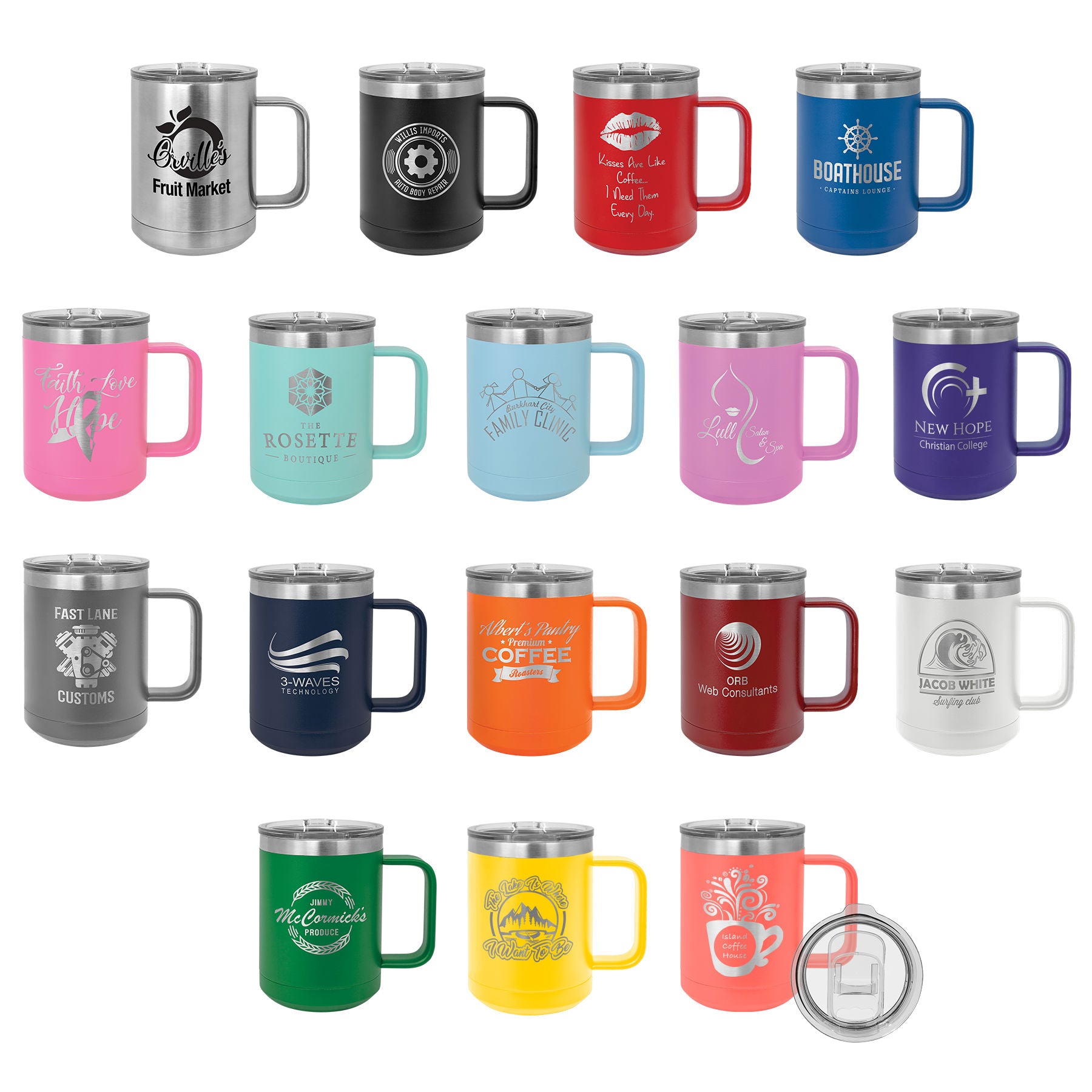 Polar Camel Mugs - L Series Black Acid Apparel