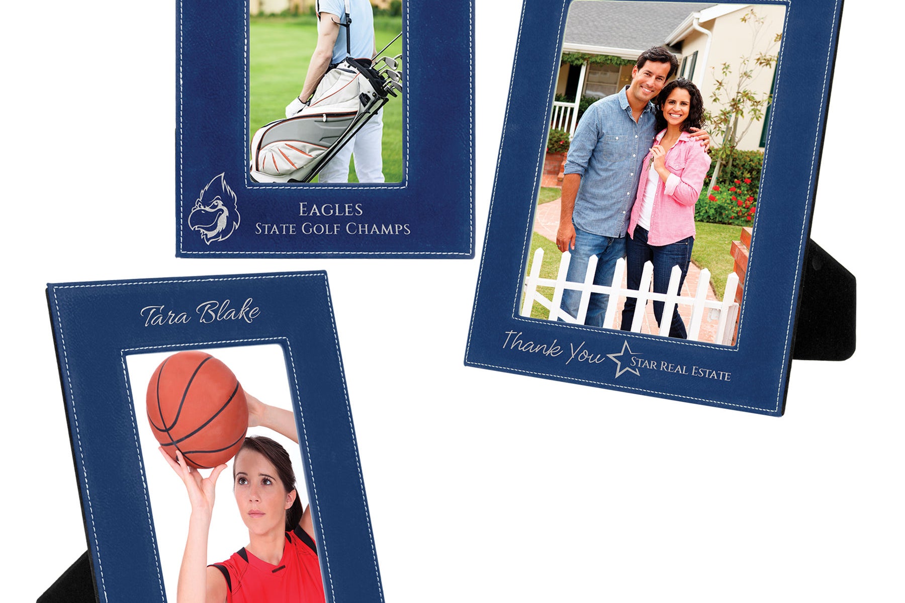 Leatherette Photo Frames - Standard Series Black Acid Apparel