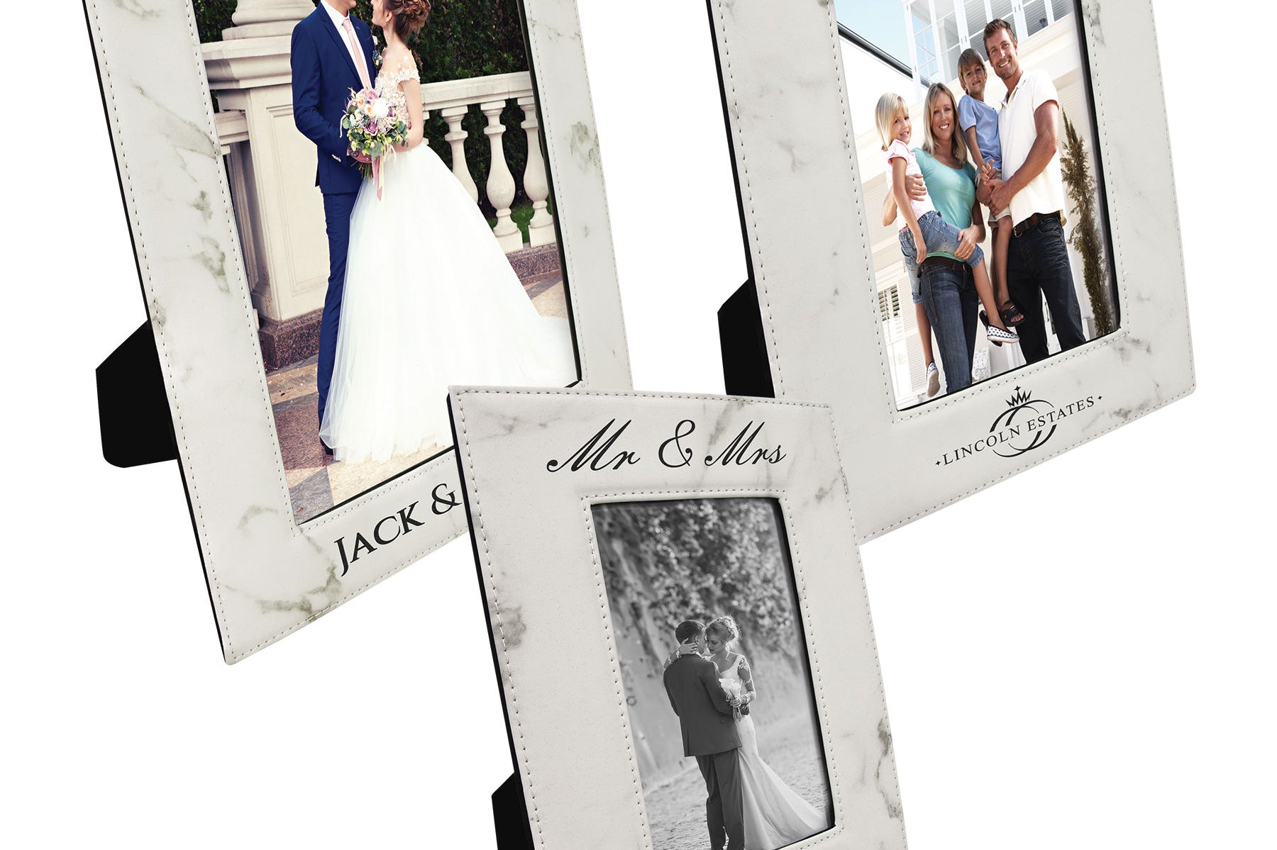 Leatherette Photo Frames - Standard Series Black Acid Apparel