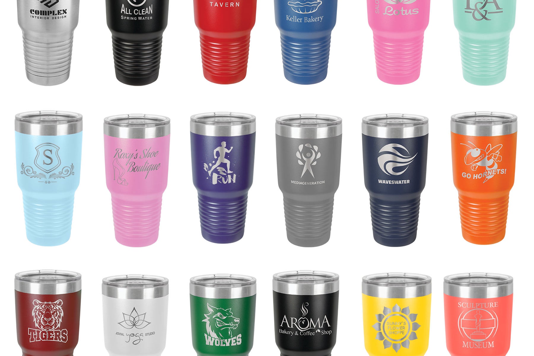 Polar Camel Ring Neck Tumblers - L Series Black Acid Apparel