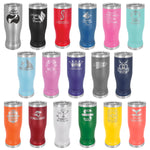 Polar Camel Pilsner Tumblers - L Series Black Acid Apparel