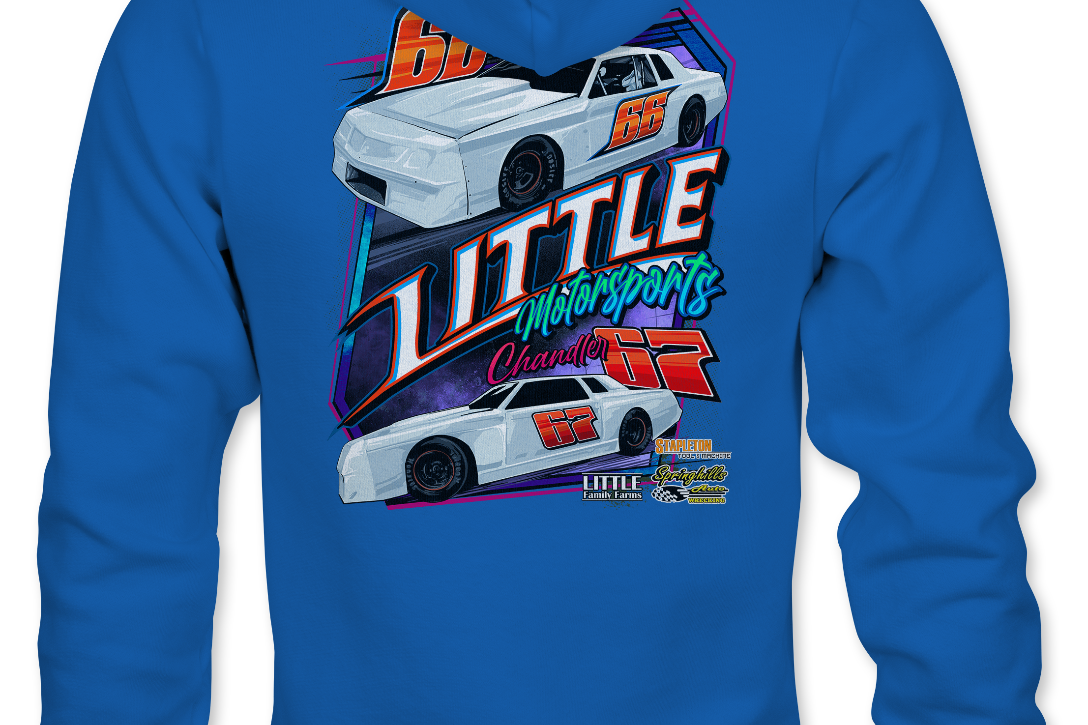 Little Motorsports Hoodies Black Acid Apparel