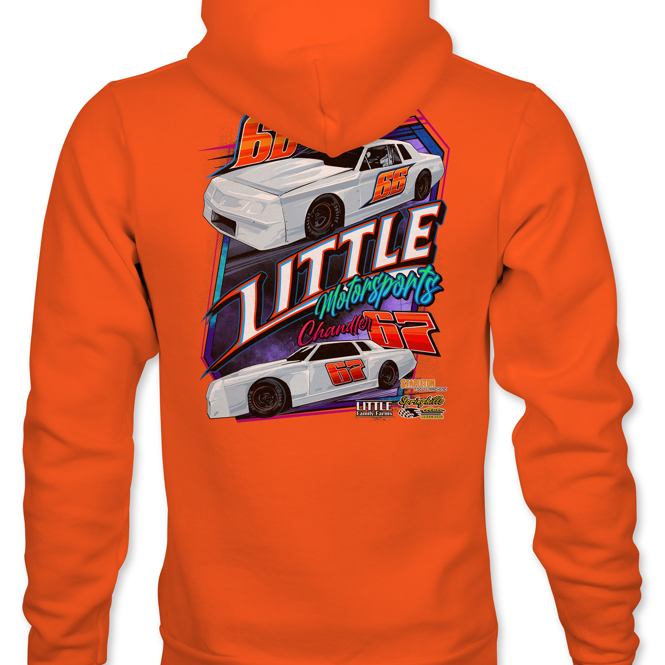 Little Motorsports Hoodies Black Acid Apparel