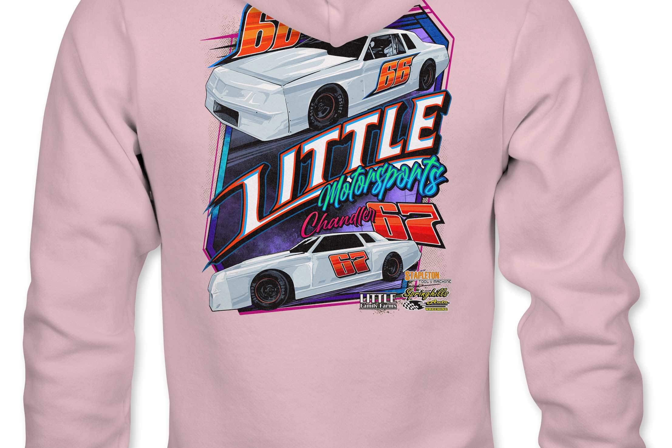 Little Motorsports Hoodies Black Acid Apparel