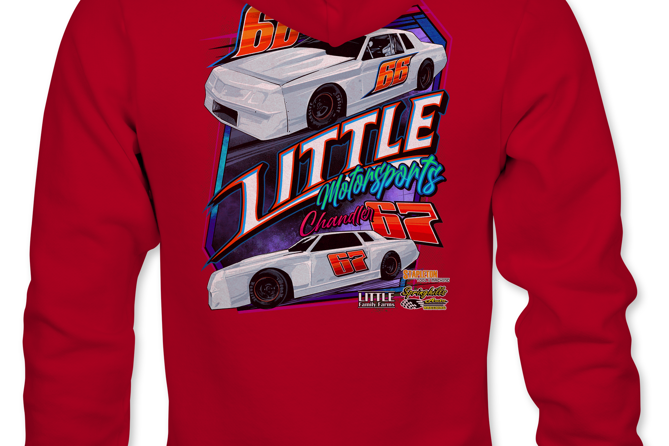 Little Motorsports Hoodies Black Acid Apparel