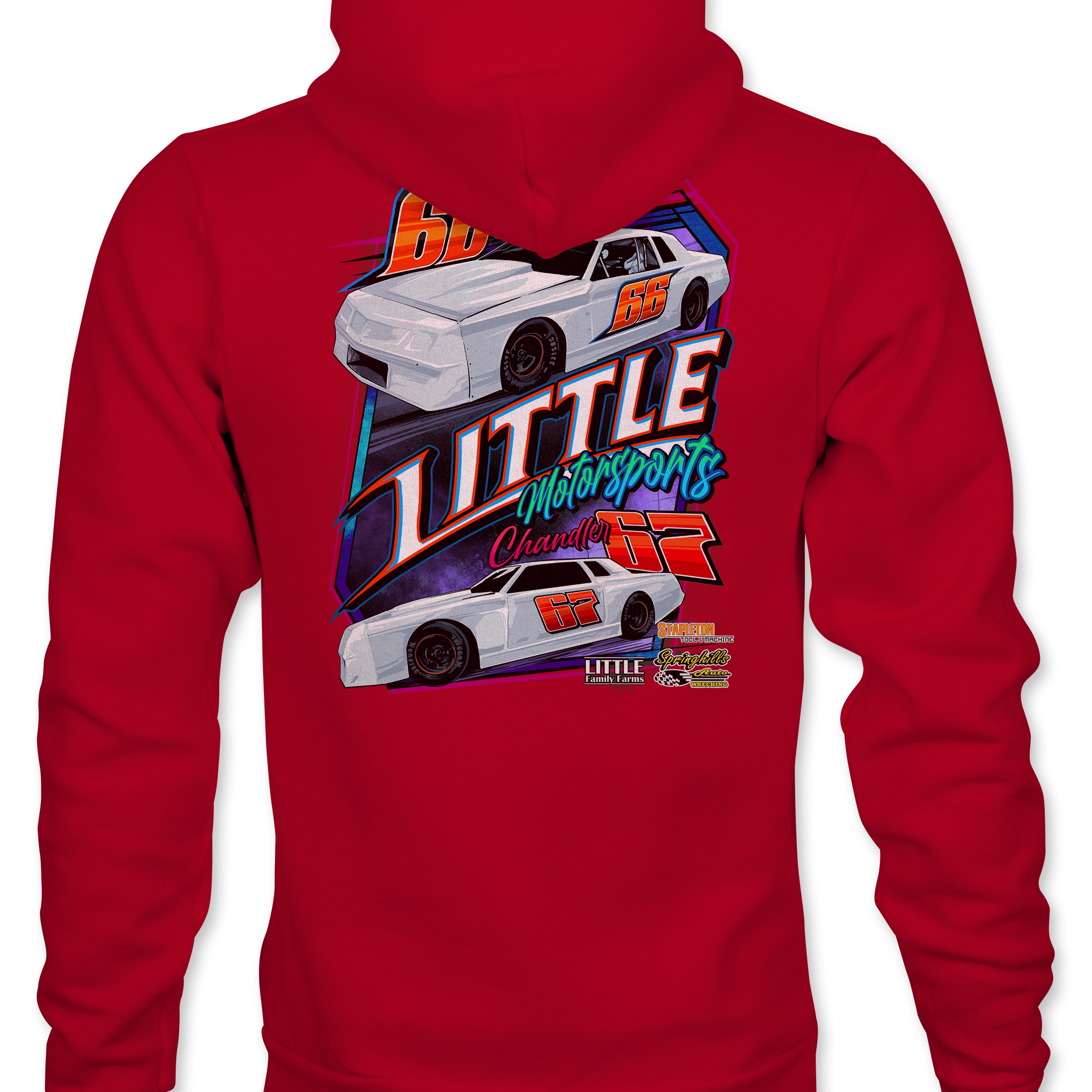 Little Motorsports Hoodies Black Acid Apparel