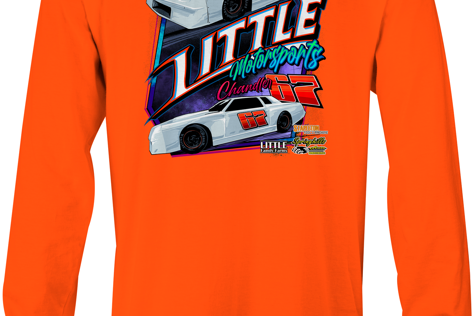 Little Motorsports Long Sleeves Black Acid Apparel