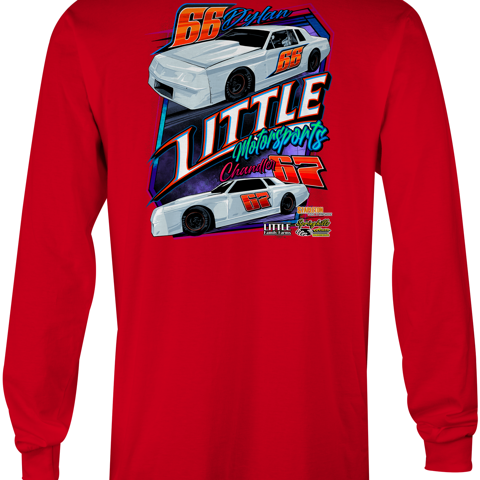 Little Motorsports Long Sleeves Black Acid Apparel