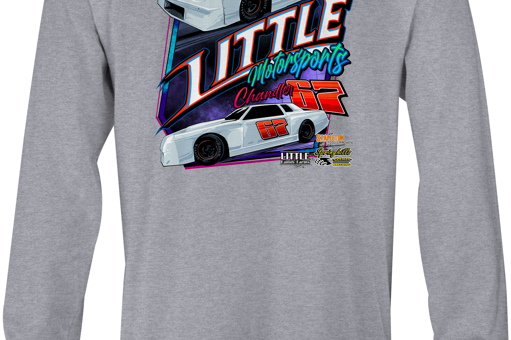 Little Motorsports Long Sleeves Black Acid Apparel