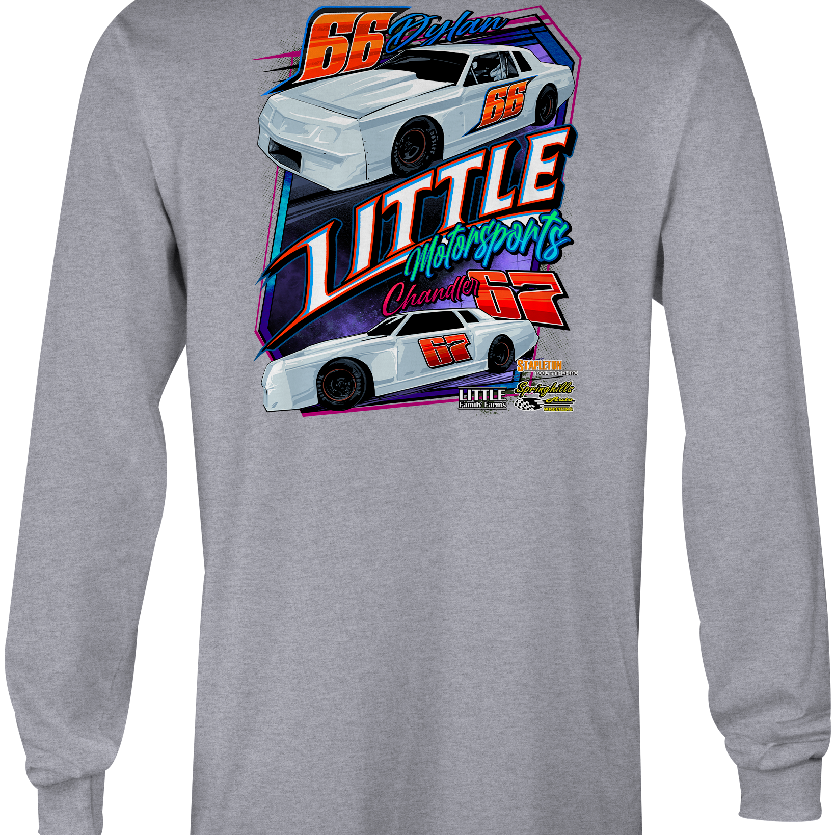 Little Motorsports Long Sleeves Black Acid Apparel