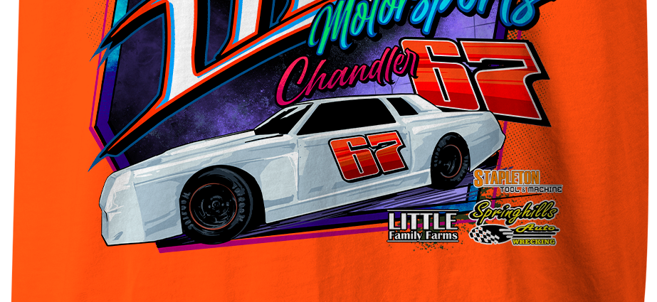 Little Motorsports Tank Tops Black Acid Apparel