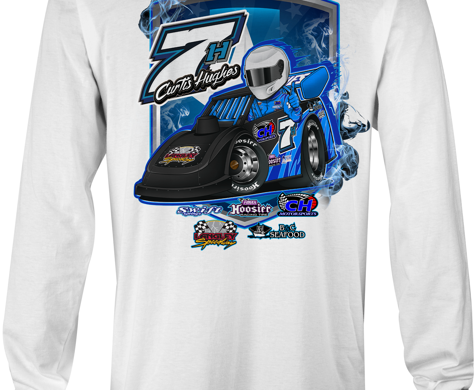 Curtis Hughes Long Sleeves Black Acid Apparel