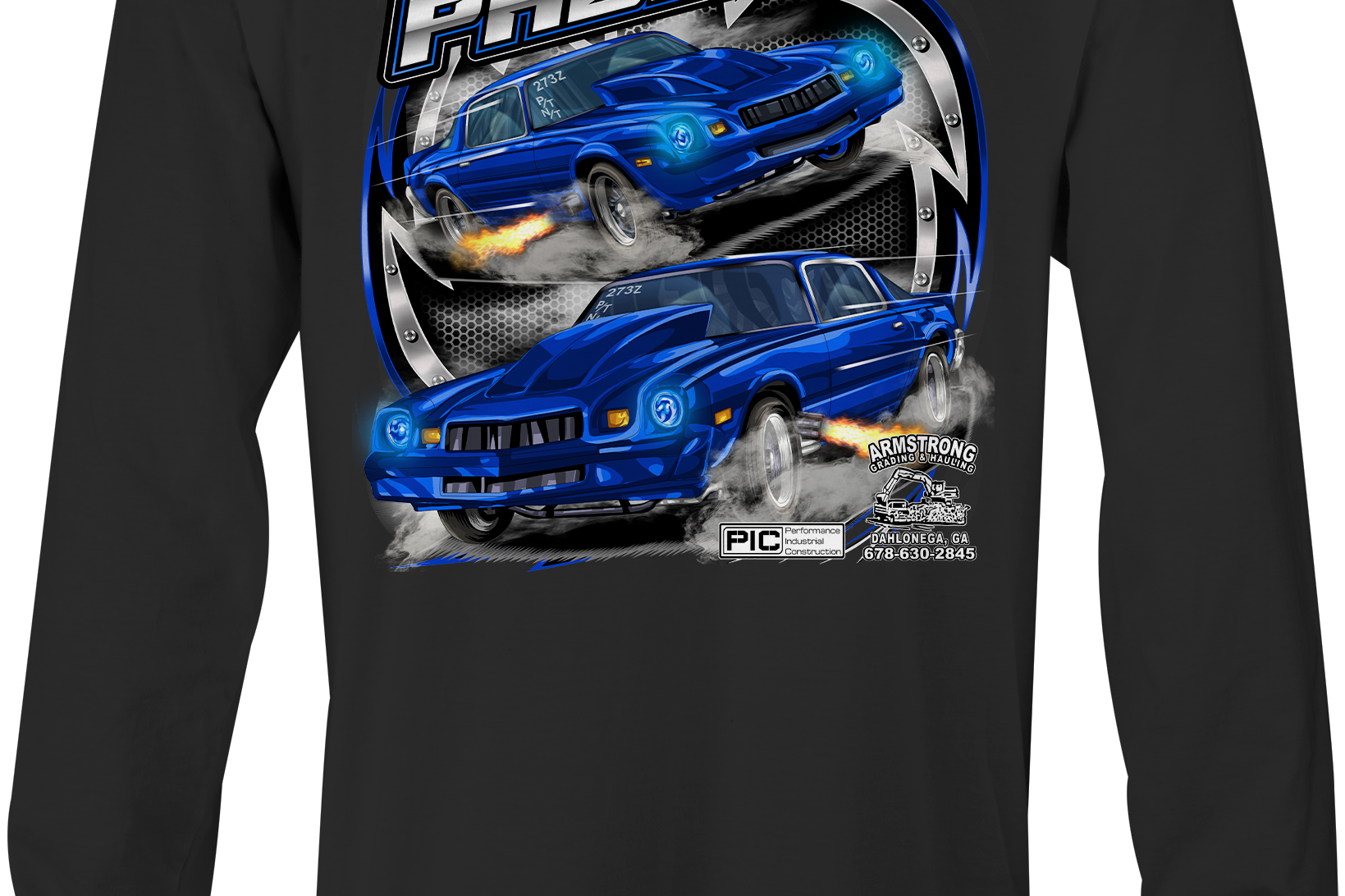 Eric Armstrong Long Sleeves Black Acid Apparel