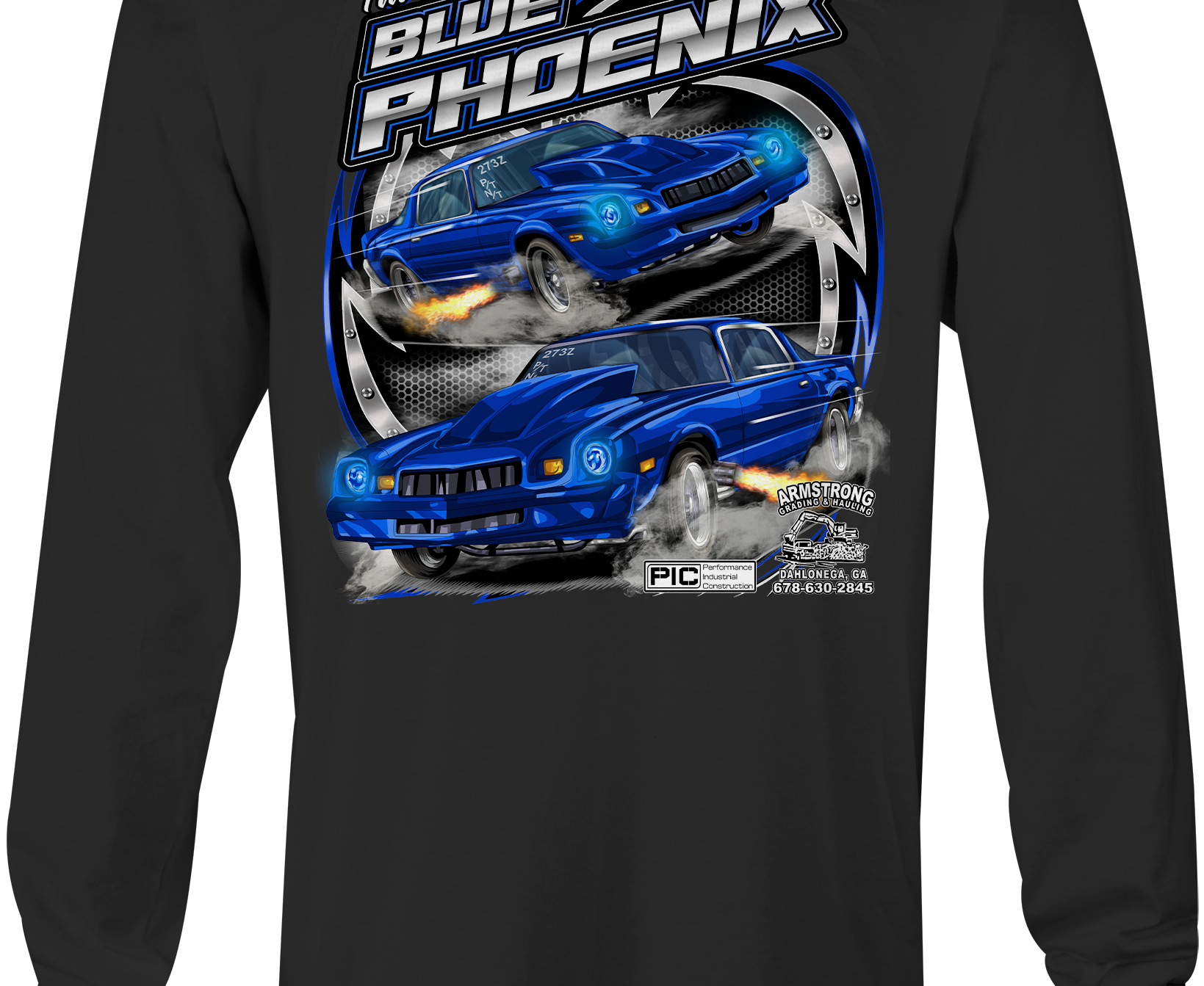 Eric Armstrong Long Sleeves Black Acid Apparel