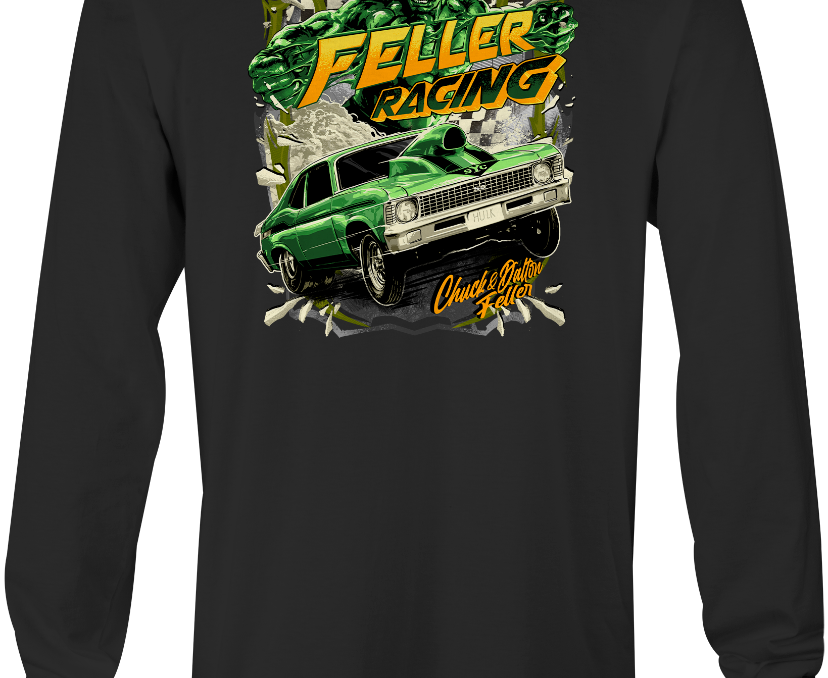Feller Racing Long Sleeves Black Acid Apparel