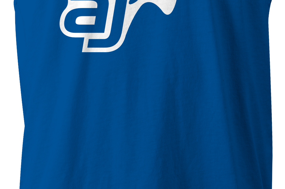 AJ Allmendinger - Men's Tank White Flame Logo Black Acid Apparel