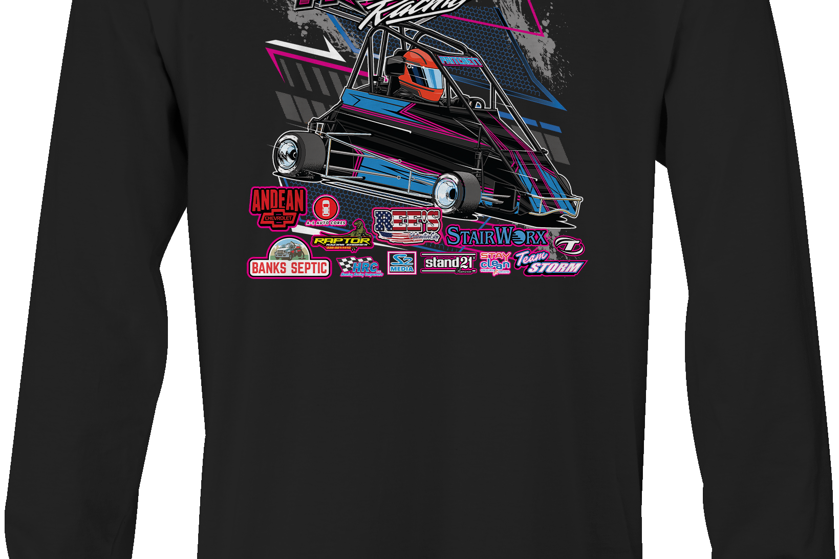 Madison Pritchett Racing 2023 Long Sleeves Black Acid Apparel