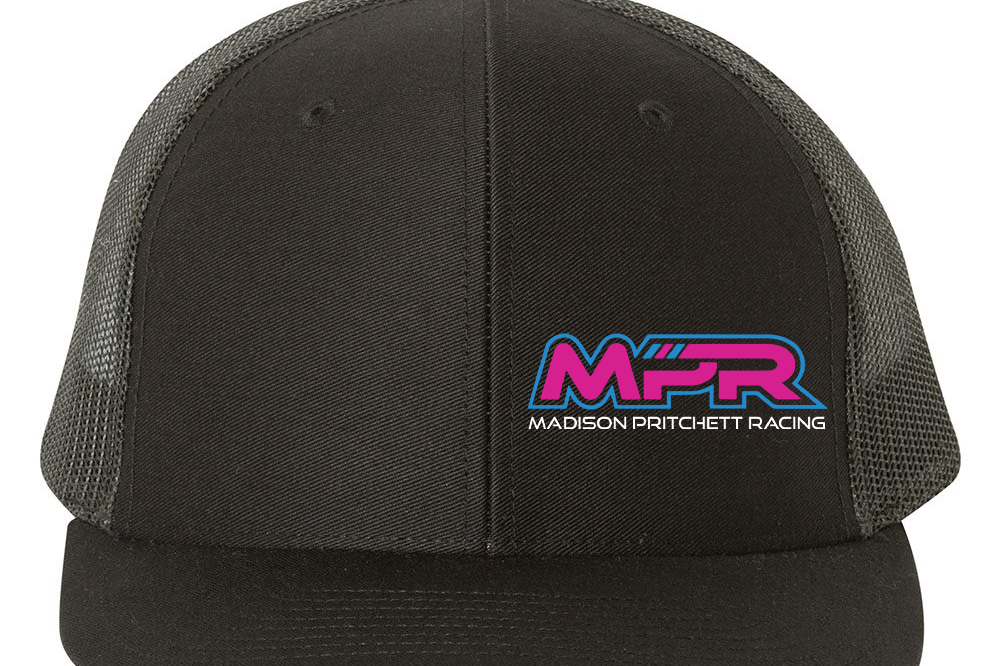 Madison Pritchett Racing 2023 Hats Black Acid Apparel