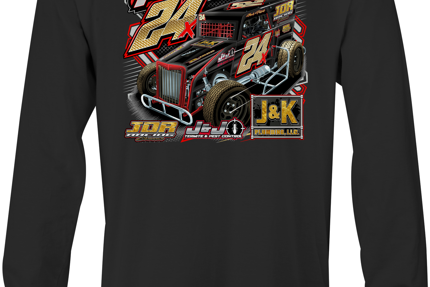 Mark Pollock Long Sleeves Black Acid Apparel