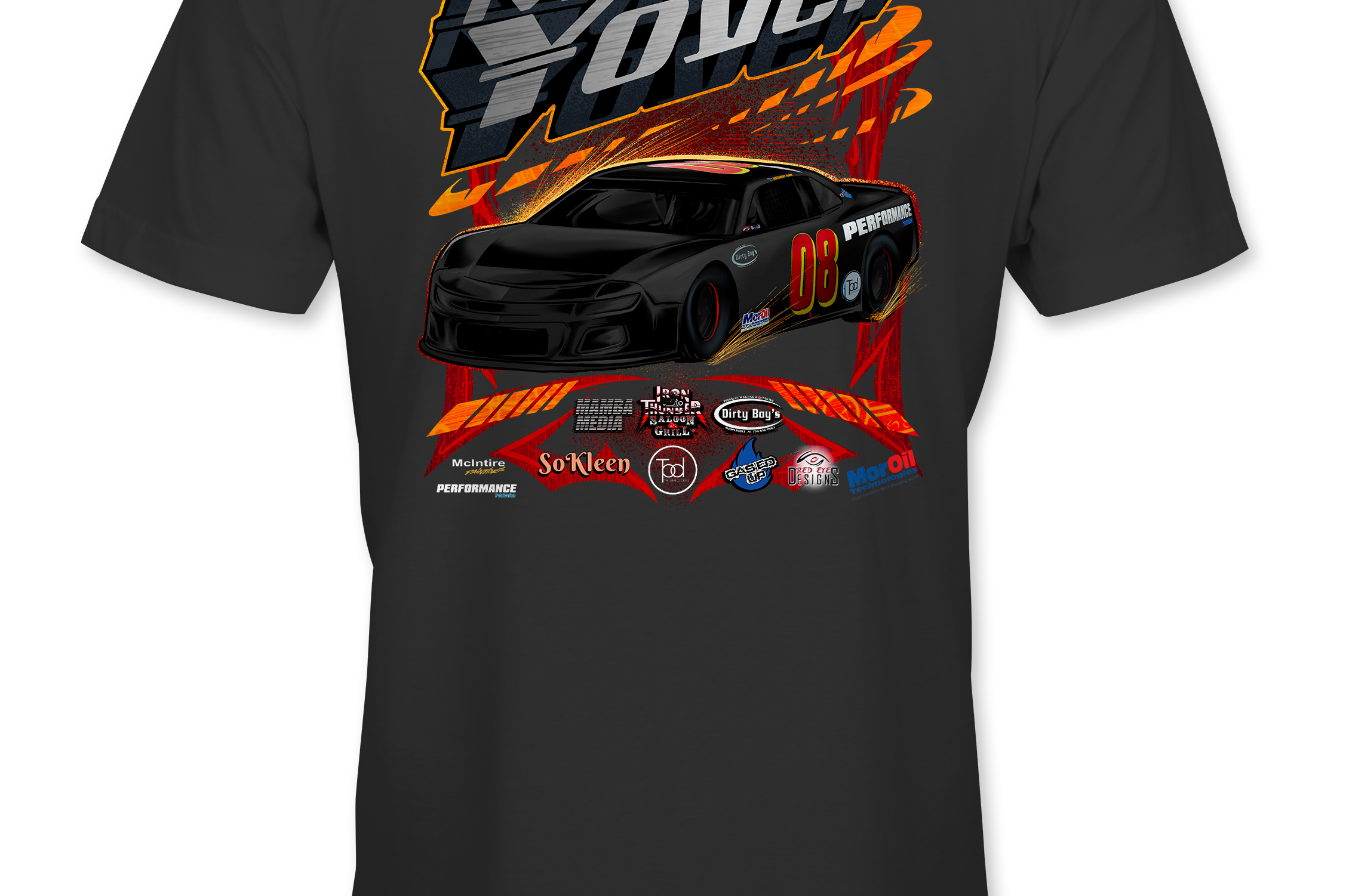 Marlin Yoder T-Shirts Black Acid Apparel