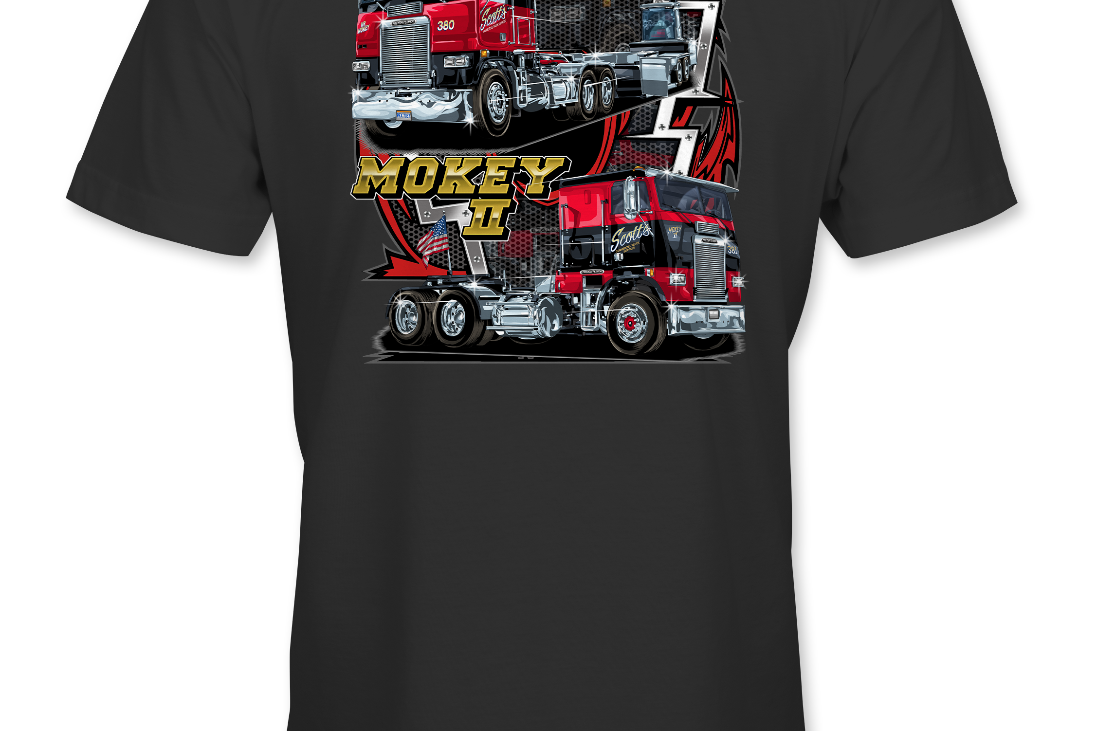 Mitchell Scott T-Shirts Black Acid Apparel