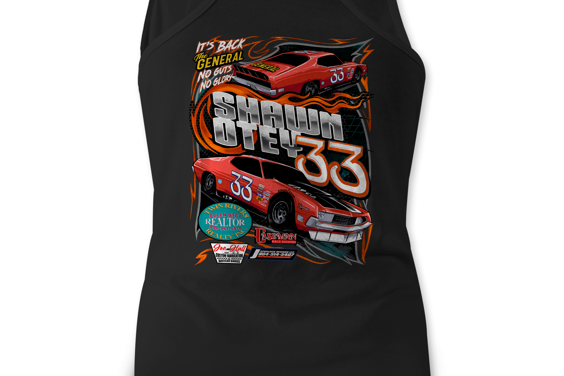 Shawn Otey Tank Tops Black Acid Apparel