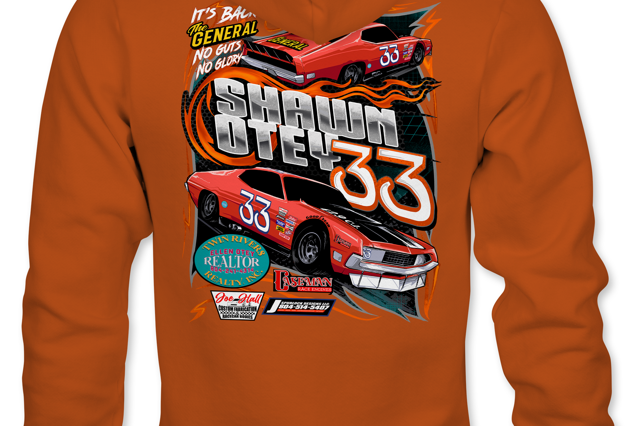 Shawn Otey Hoodies Black Acid Apparel