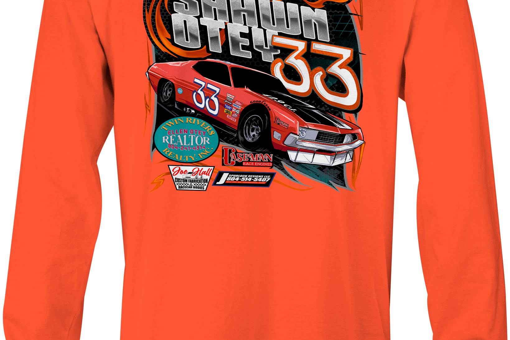 Shawn Otey Long Sleeves Black Acid Apparel