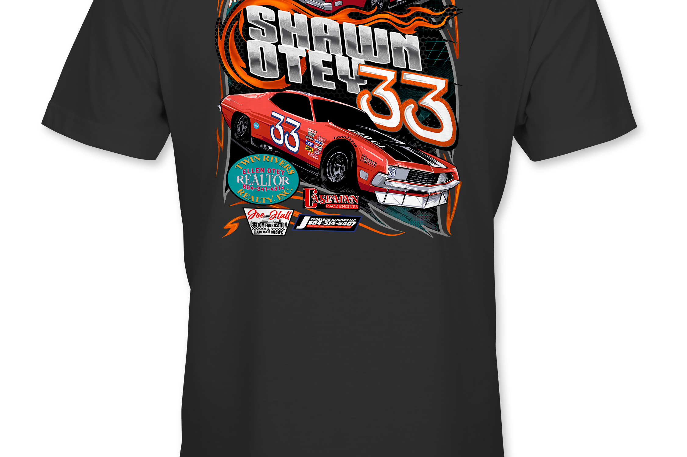 Shawn Otey T-Shirts Black Acid Apparel