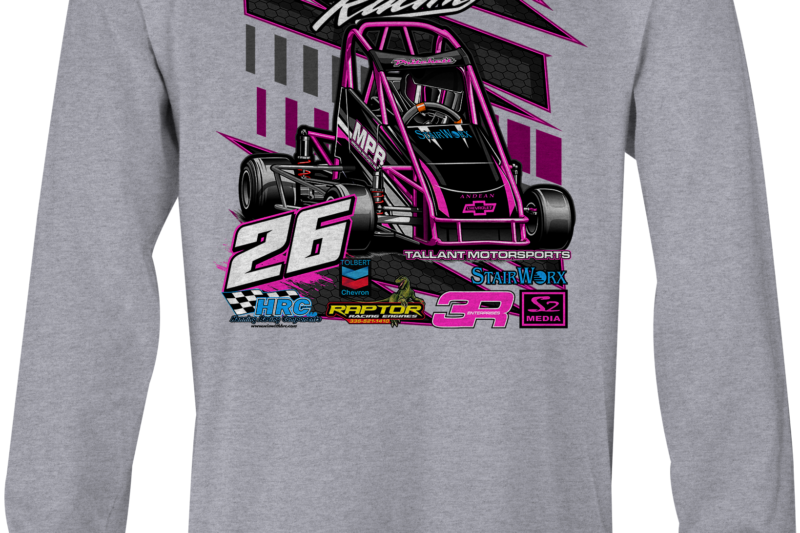 Madison Pritchett Long Sleeves Black Acid Apparel
