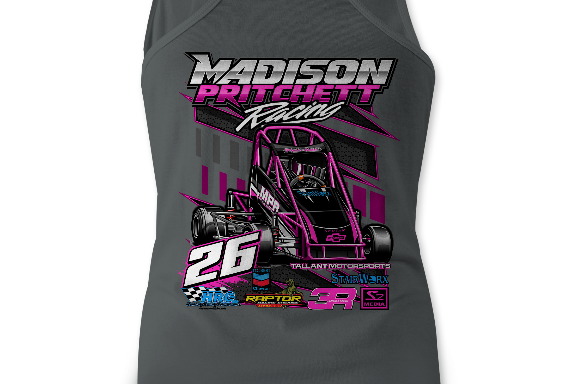 Madison Pritchett Tank Tops Black Acid Apparel