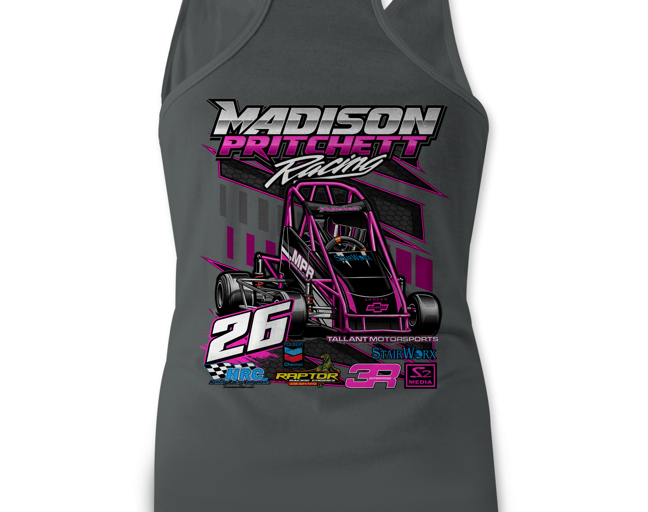 Madison Pritchett Tank Tops Black Acid Apparel