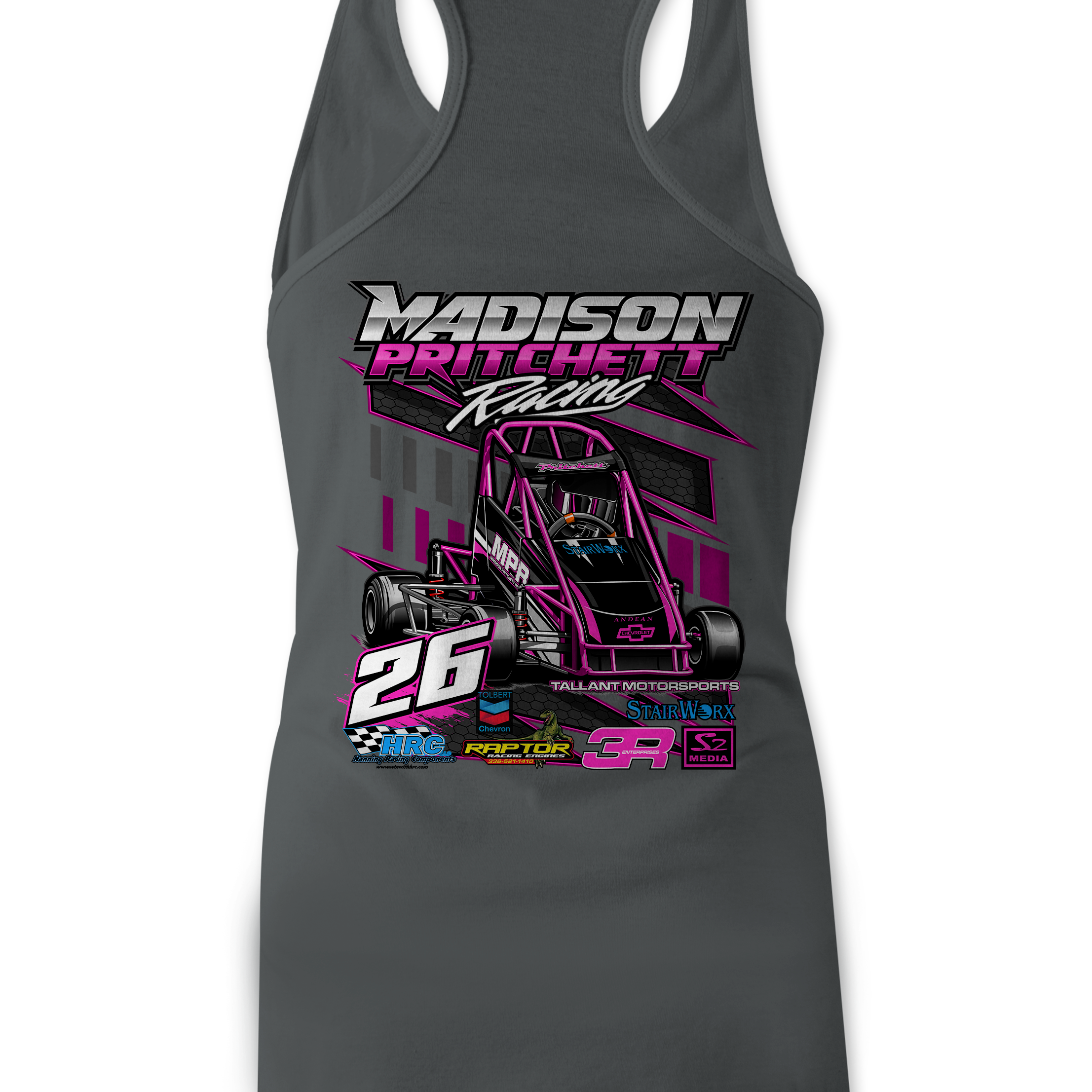 Madison Pritchett Tank Tops Black Acid Apparel