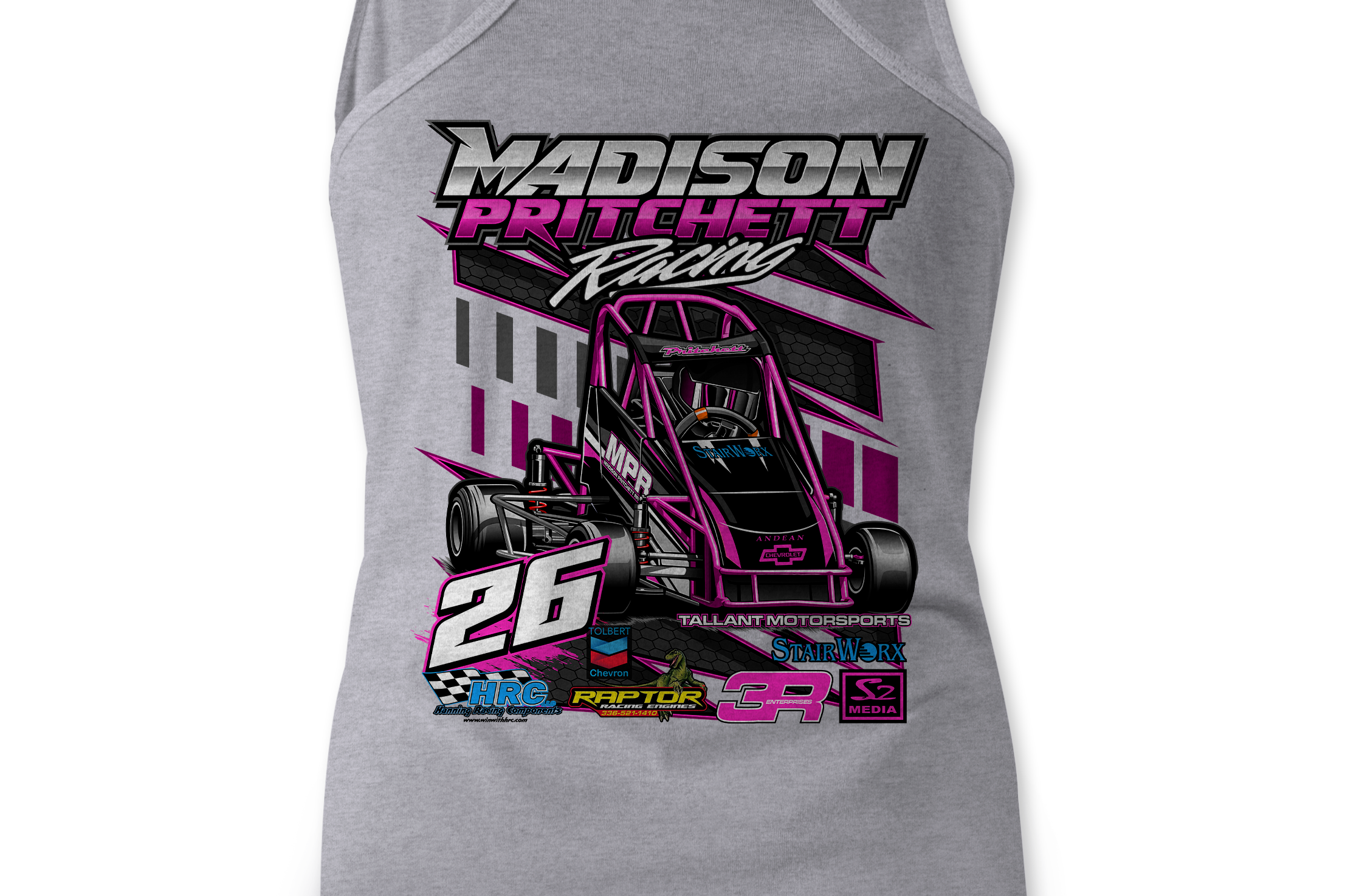 Madison Pritchett Tank Tops Black Acid Apparel
