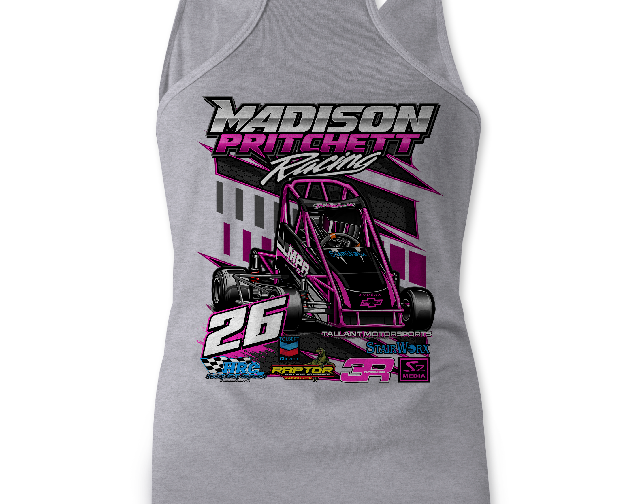 Madison Pritchett Tank Tops Black Acid Apparel