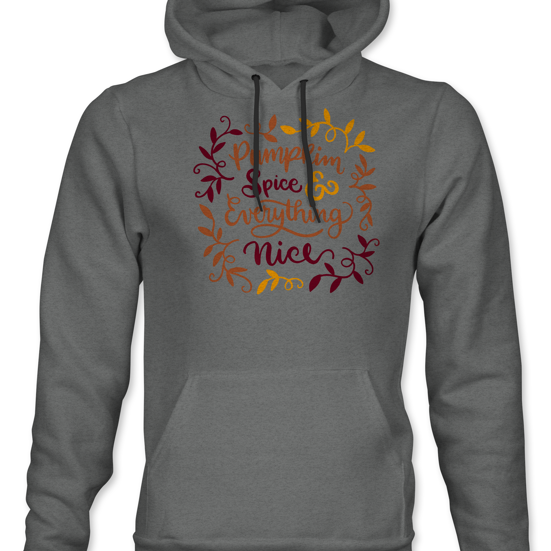 Pumpkin Spice and Everything Nice Hoodie Black Acid Apparel