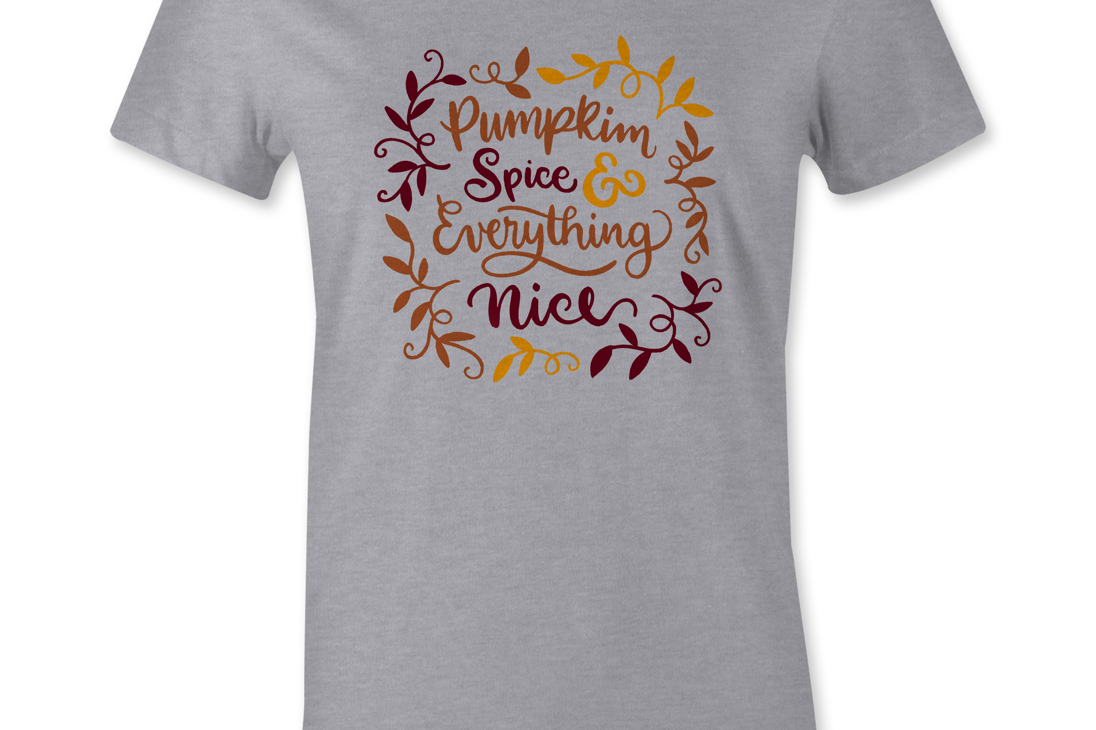 Pumpkin Spice and Everything Nice TShirt Black Acid Apparel