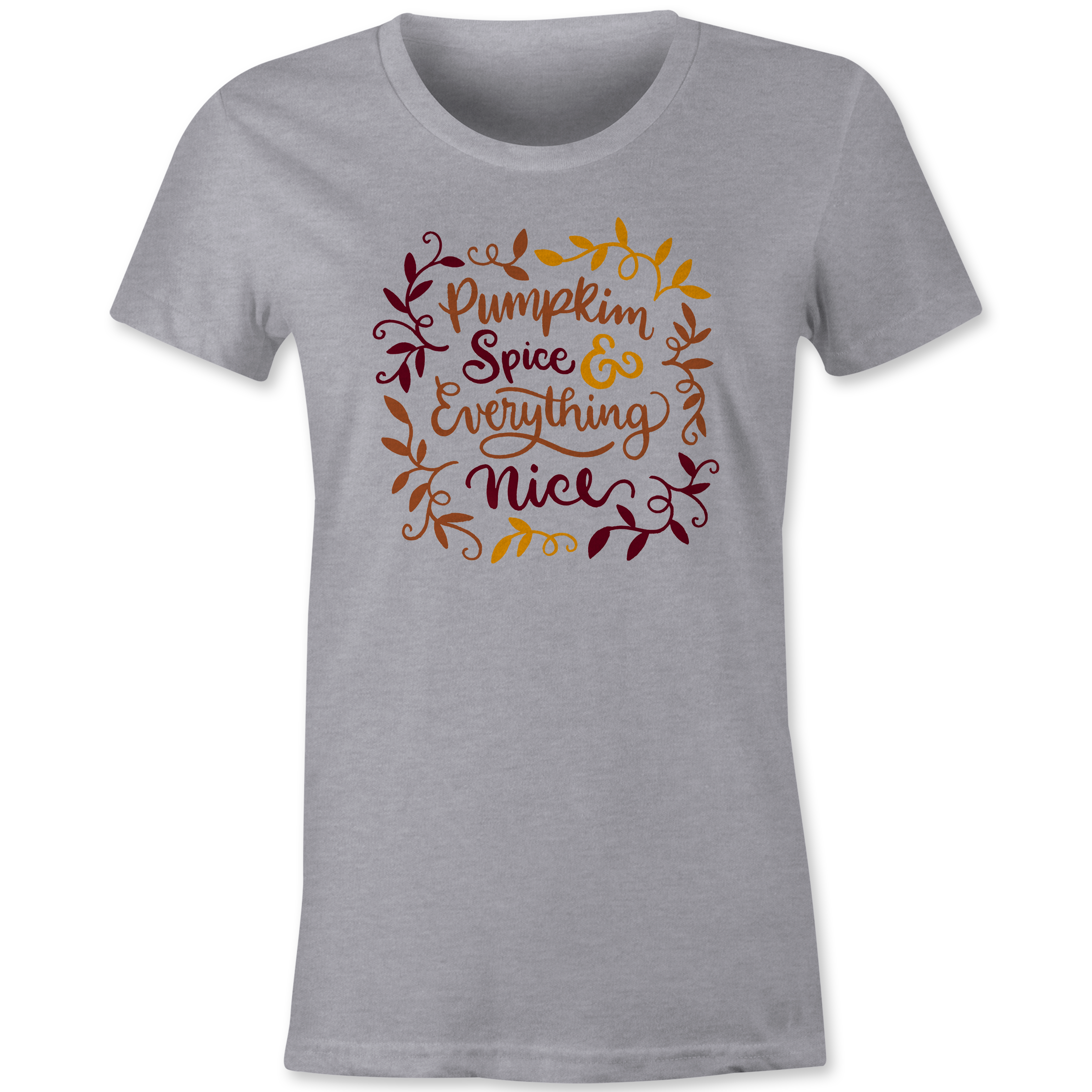 Pumpkin Spice and Everything Nice TShirt Black Acid Apparel