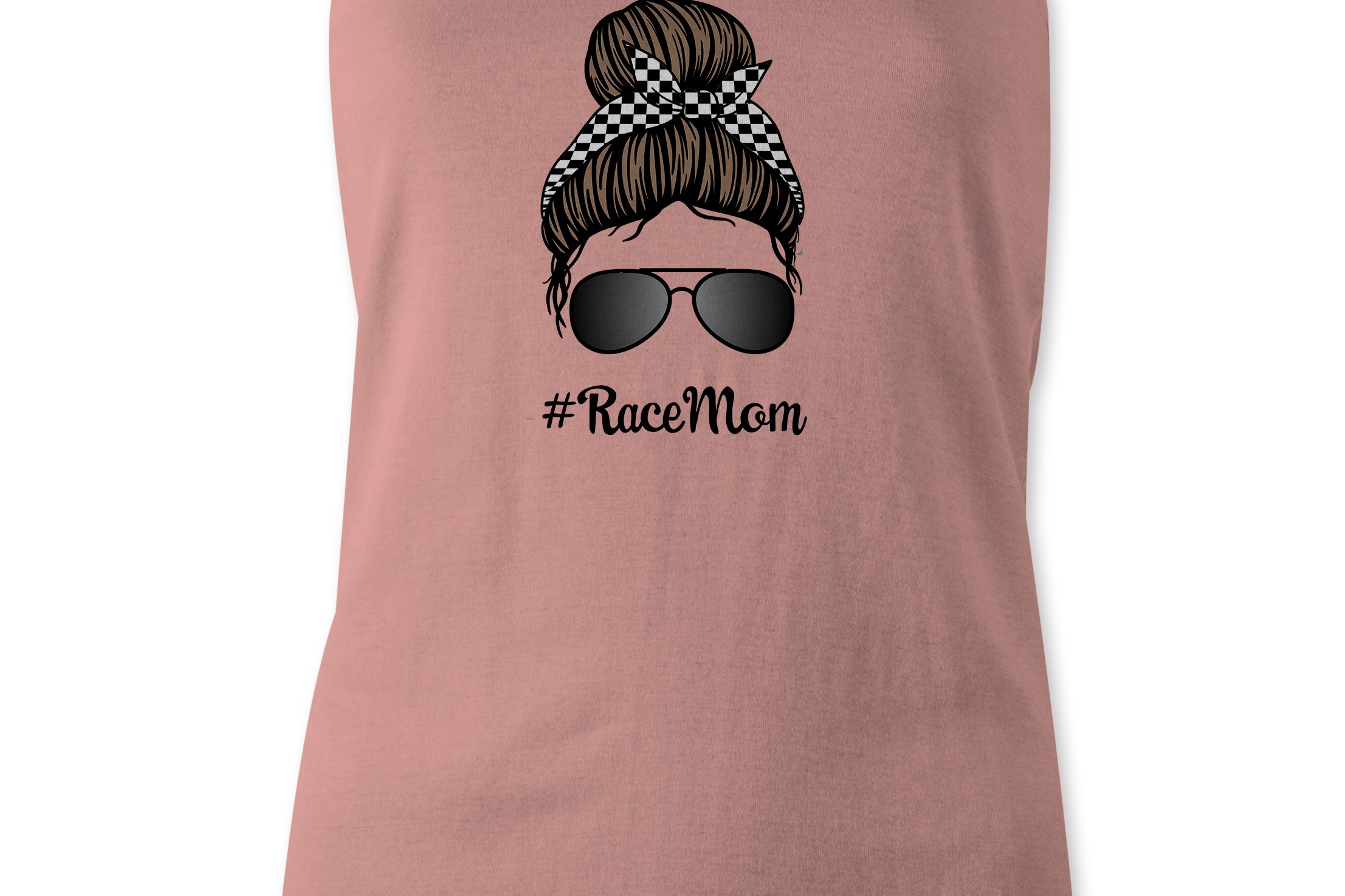 #RaceMom Tank Tops Black Acid Apparel