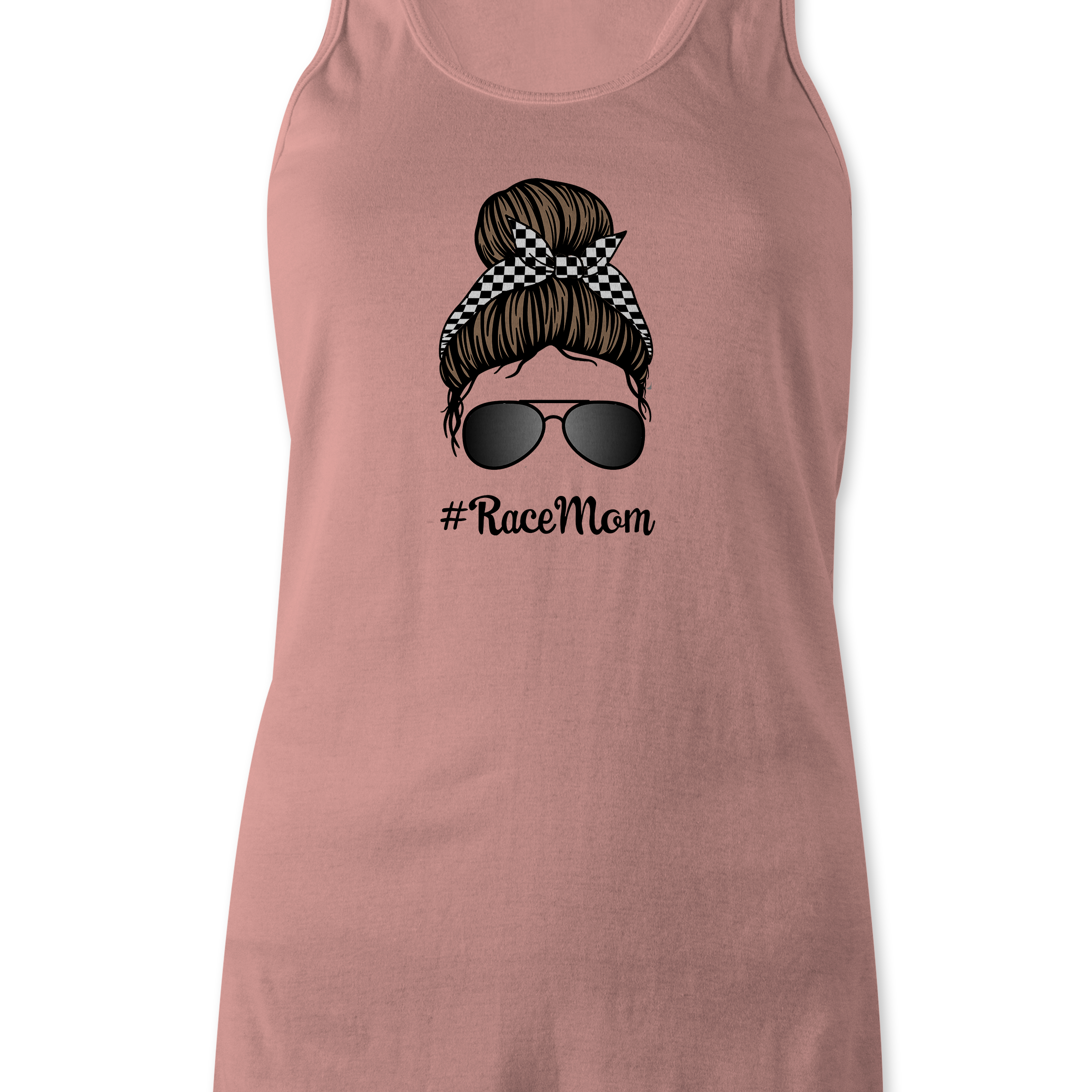 #RaceMom Tank Tops Black Acid Apparel