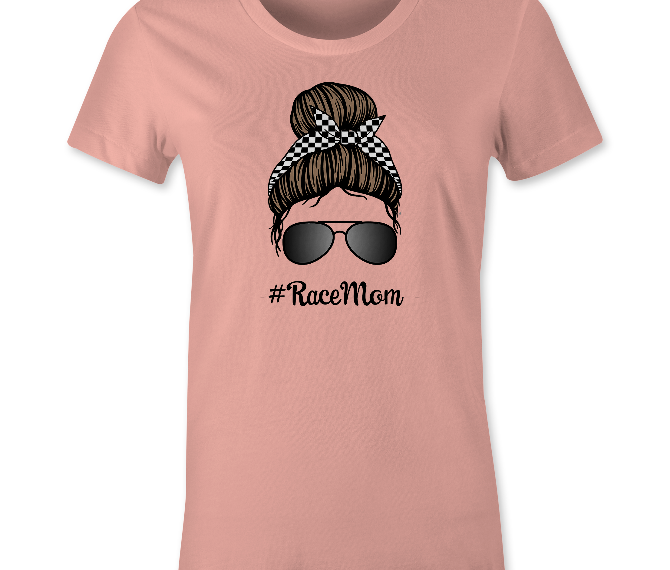 #RaceMom Tshirts Black Acid Apparel