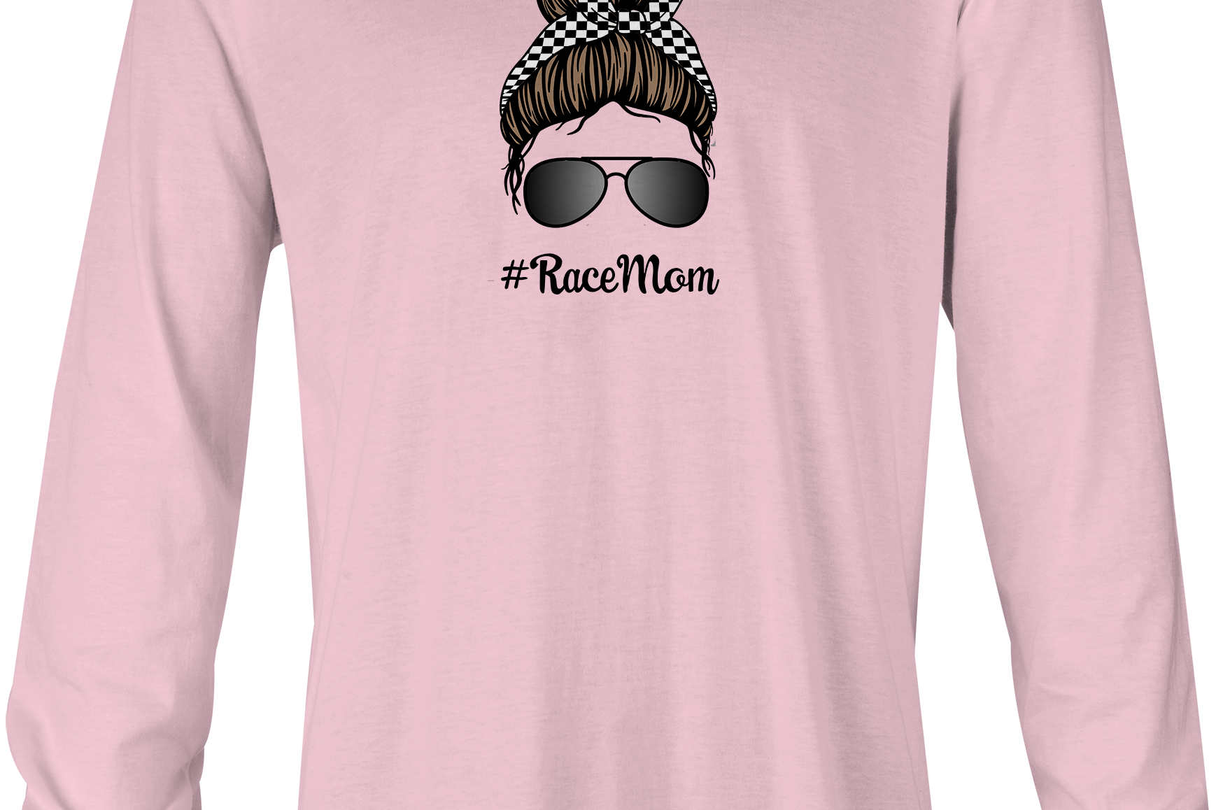 #RaceMom Long Sleeve Black Acid Apparel
