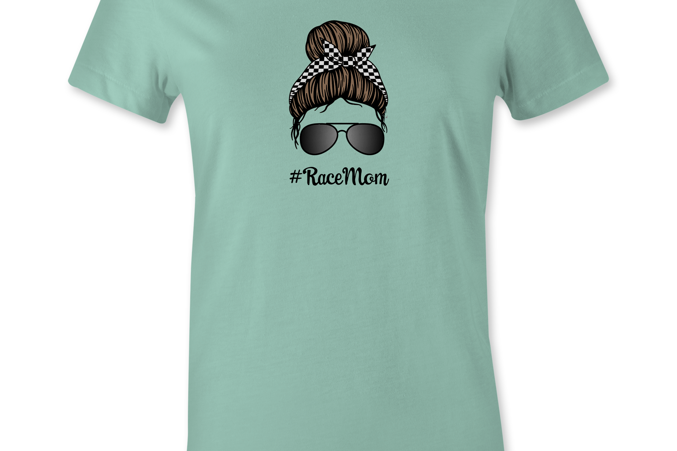 #RaceMom Tshirts Black Acid Apparel