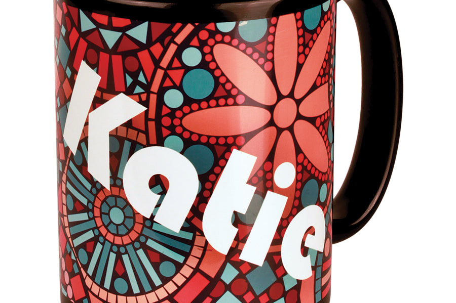 Standard Ceramic Coffee Mug - S Series Black Acid Apparel