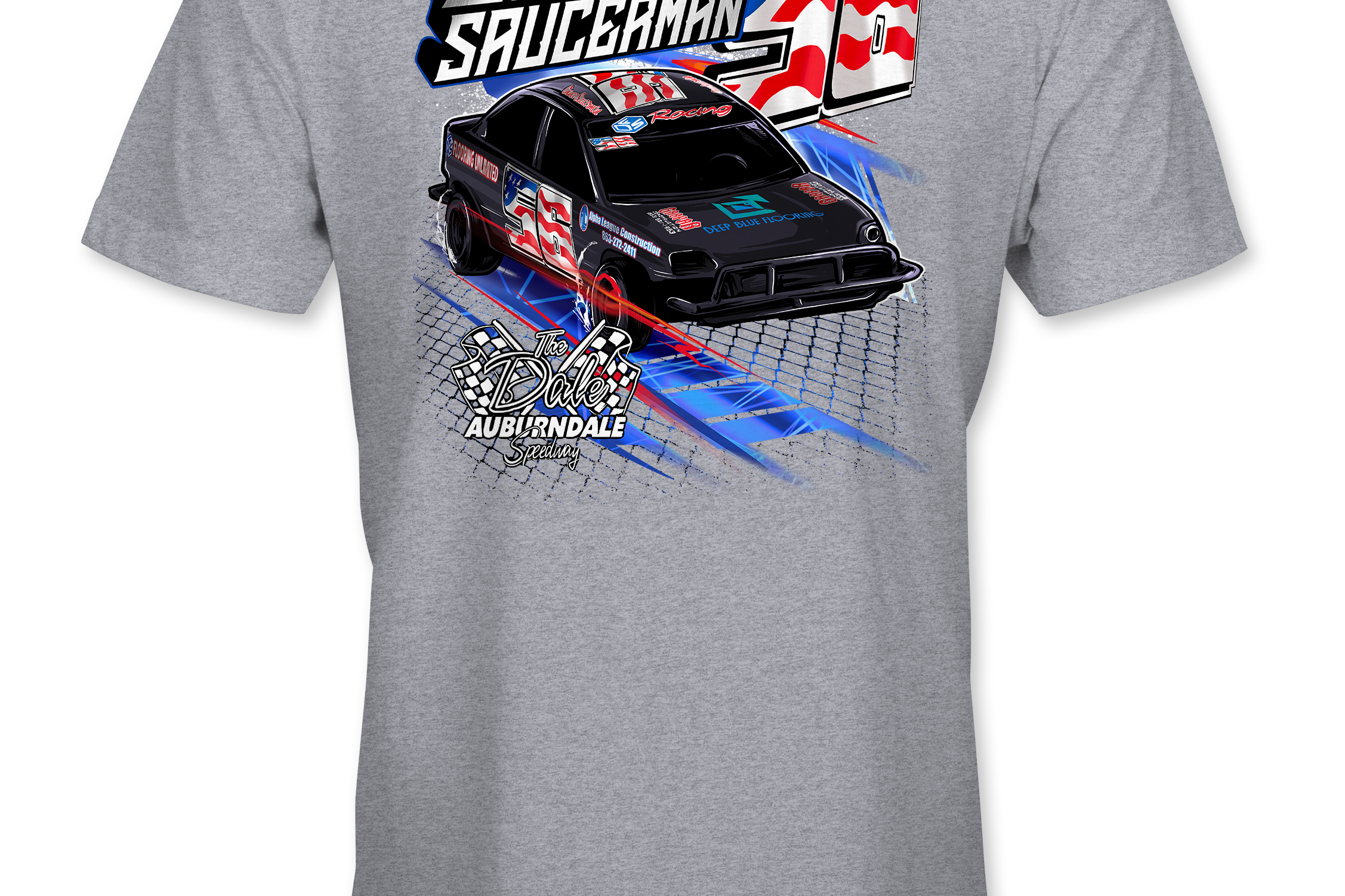 Chance Saucerman T-Shirts Black Acid Apparel